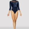 Ladies Boutique Velvet Open Back Leotard