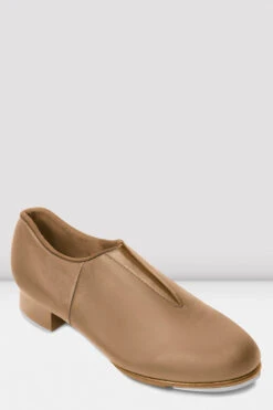 Ladies Tap Flex Slip On Leather Tap Shoes